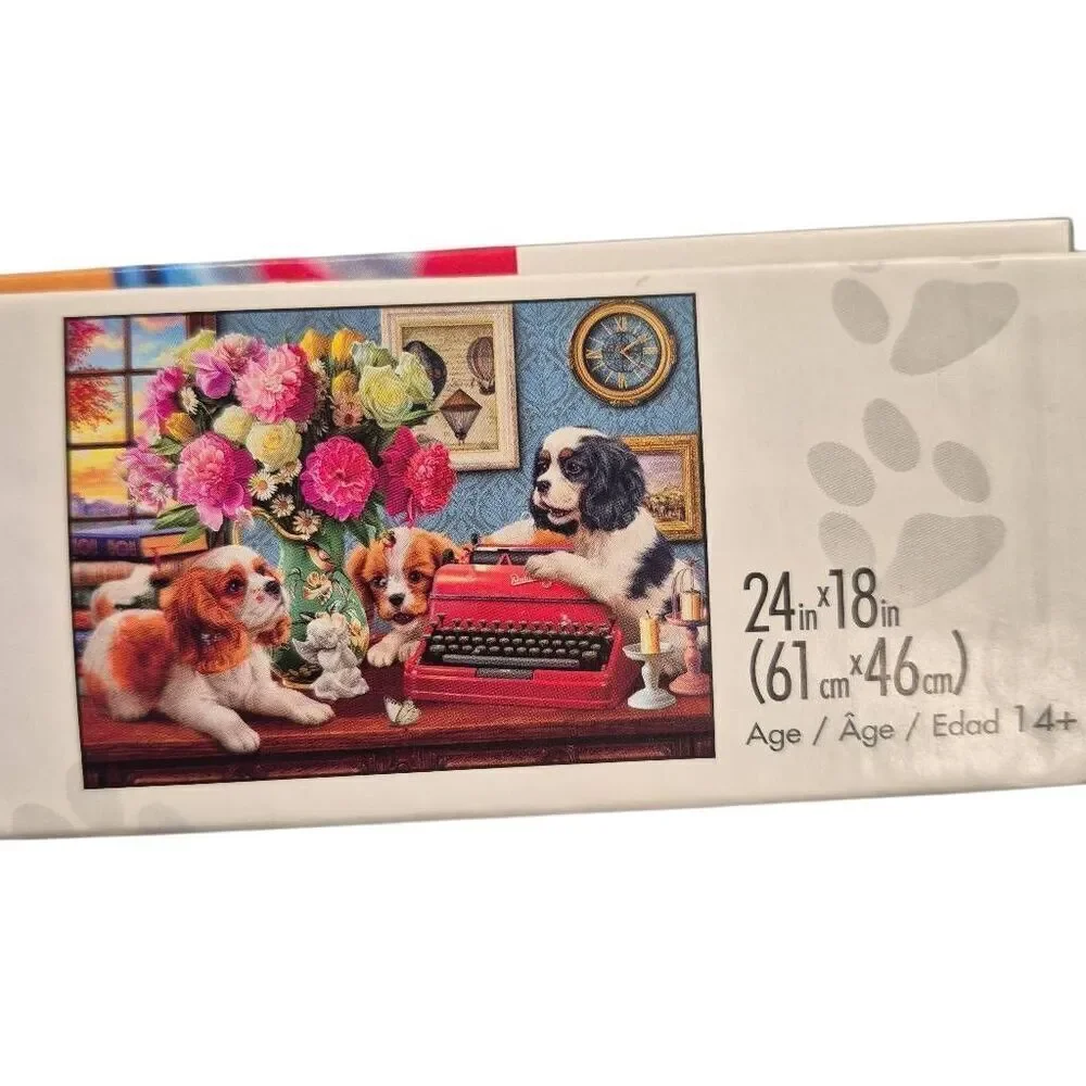 Buffalo Games Dog Days The Writer's Dog 750 pc Jigsaw Puzzle
